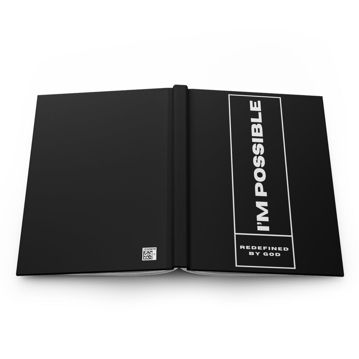 I'm Possible Redefined By God Hardcover Journal Matte - ClaimedbyGodDesigns