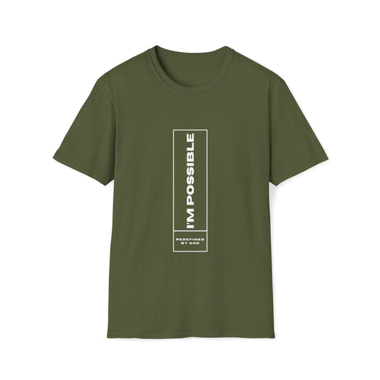 I'm Possible Redefined By God Unisex T-shirt - ClaimedbyGodDesigns