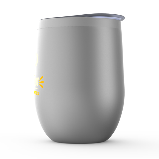 In God I Rise Down But Not Defeated Stemless Wine Tumbler 12oz - ClaimedbyGodDesigns