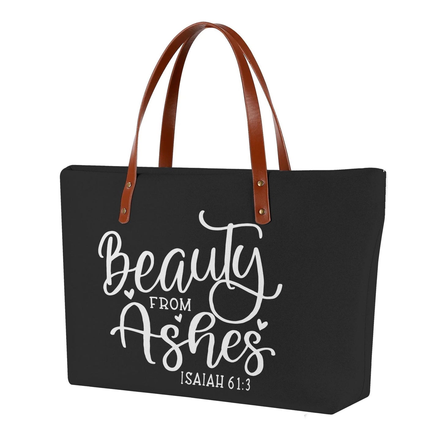 Isaiah 61:3 Beauty From Ashes Christian Womens Comfort Tote Bag - ClaimedbyGodDesigns