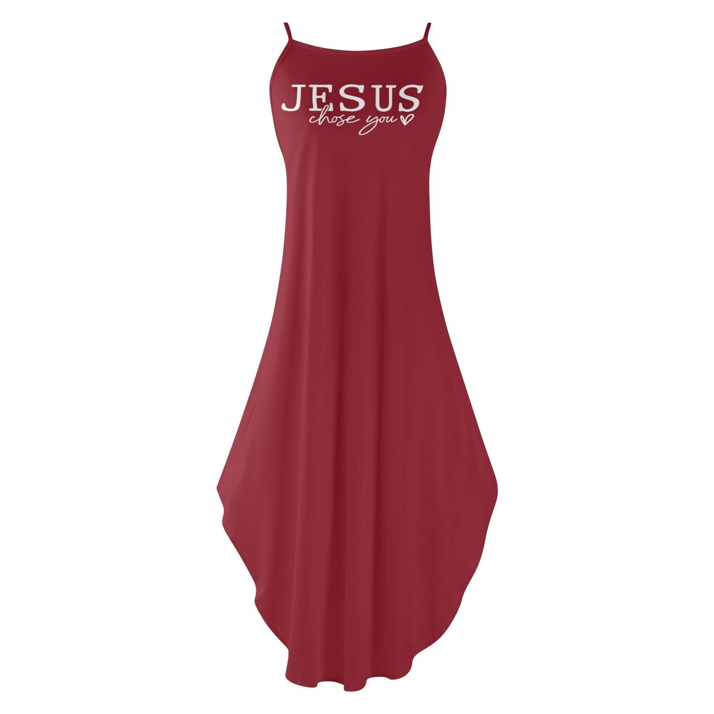 Jesus Chose You Womens Christian Elegant Sleeveless Summer Maxi Dress - ClaimedbyGodDesigns