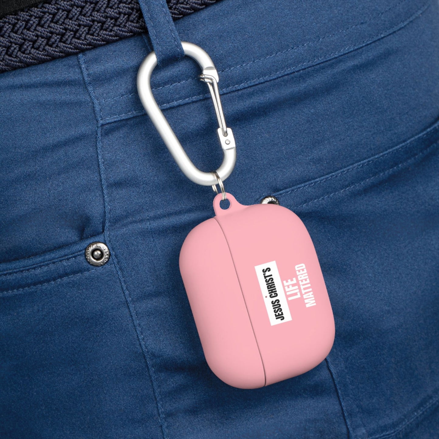 Jesus Christ's Life Mattered AirPods / Airpods Pro Case cover - ClaimedbyGodDesigns