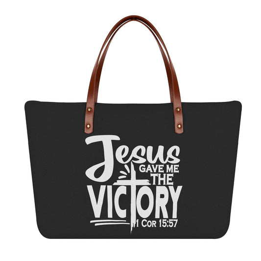 Jesus Gave Me The Victory Christian Womens Comfort Tote Bag - ClaimedbyGodDesigns