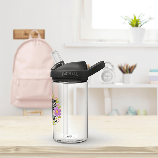 Jesus Has My Back Christian Kids Water Bottle - ClaimedbyGodDesigns