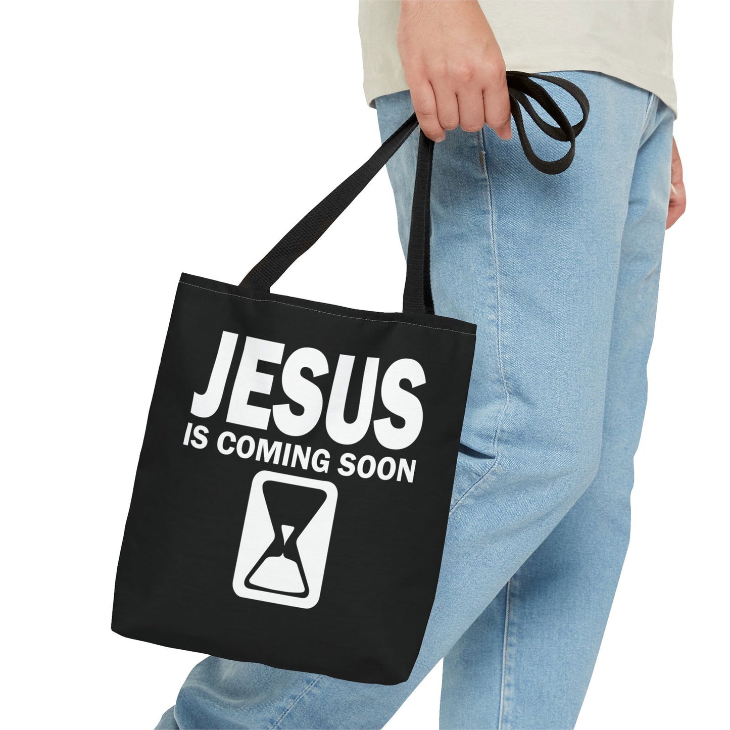Jesus Is Coming Soon Christian Tote Bag - ClaimedbyGodDesigns