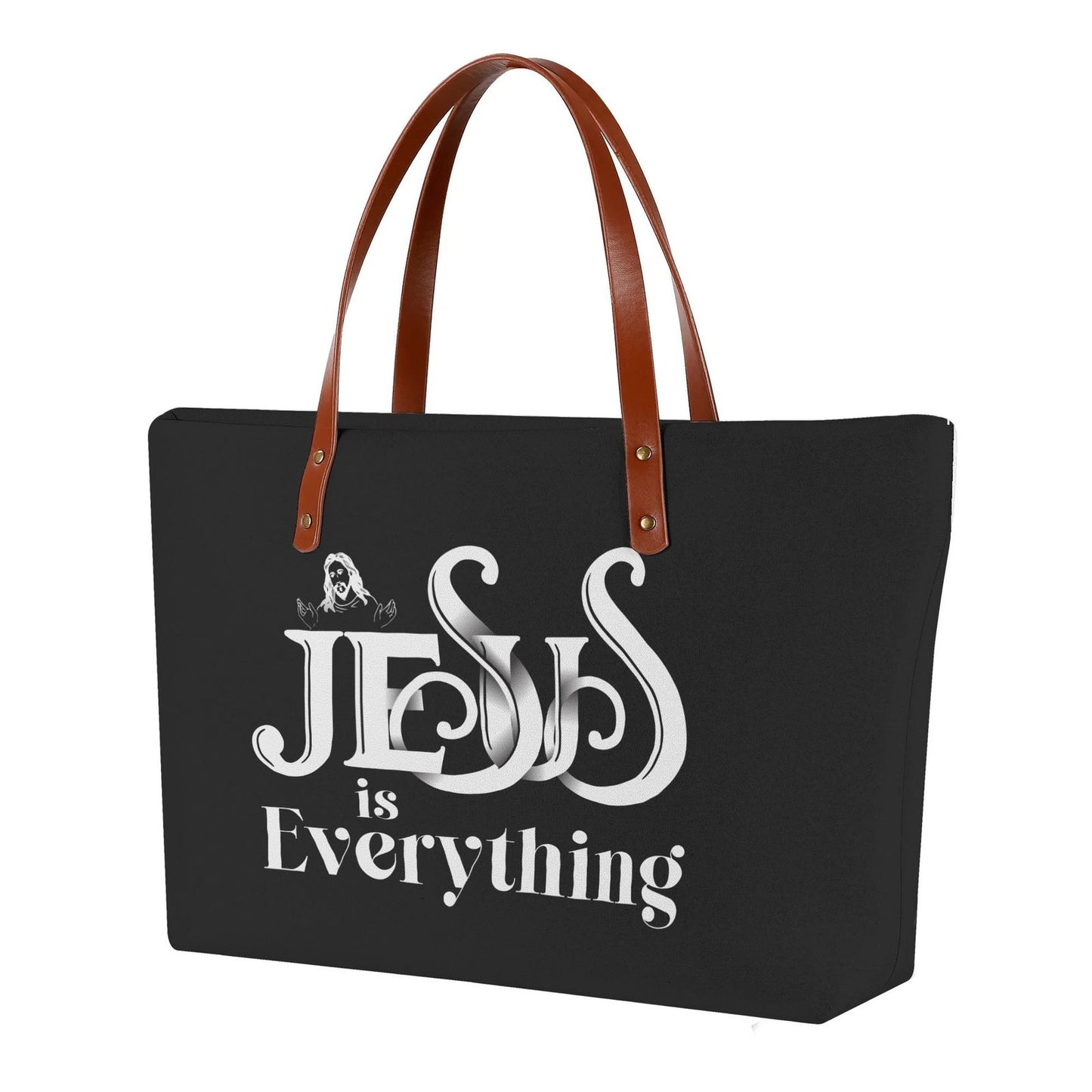Jesus Is Everything Christian Womens Comfort Tote Bag - ClaimedbyGodDesigns