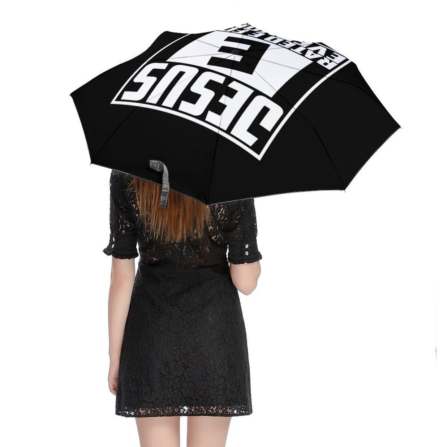 Jesus Rated E For Everyone Christian Umbrella - ClaimedbyGodDesigns