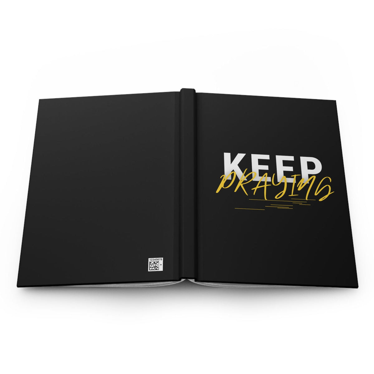 Keep Praying Christian Hardcover Journal Matte - ClaimedbyGodDesigns