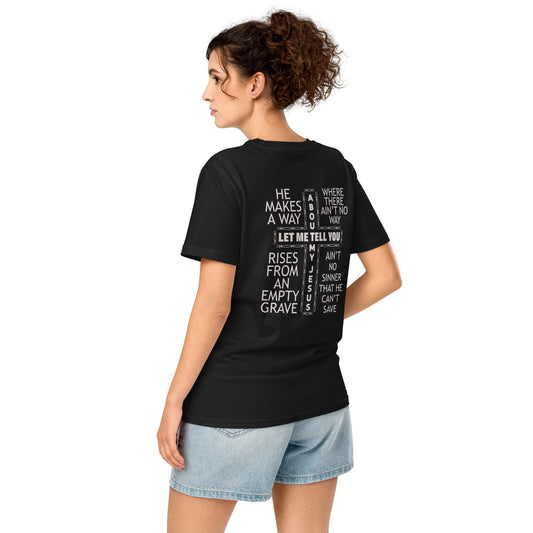 Let Me Tell You Unisex Christian organic T-shirt - ClaimedbyGodDesigns