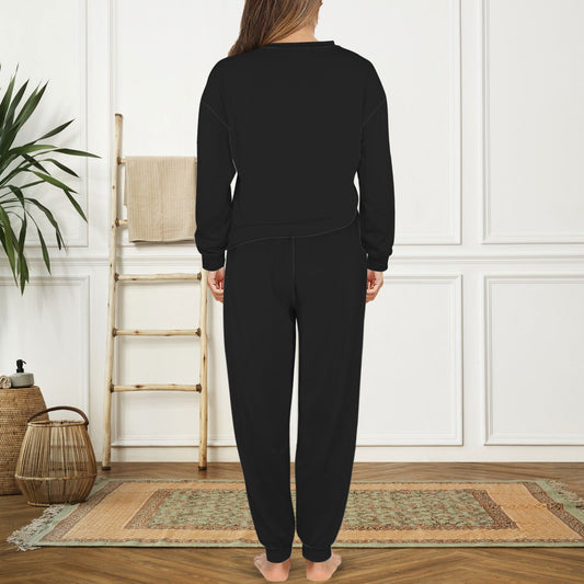 Let your faith be bigger than your fear Christian Women's Leg Binding Pocket Long Pajama Set - ClaimedbyGodDesigns
