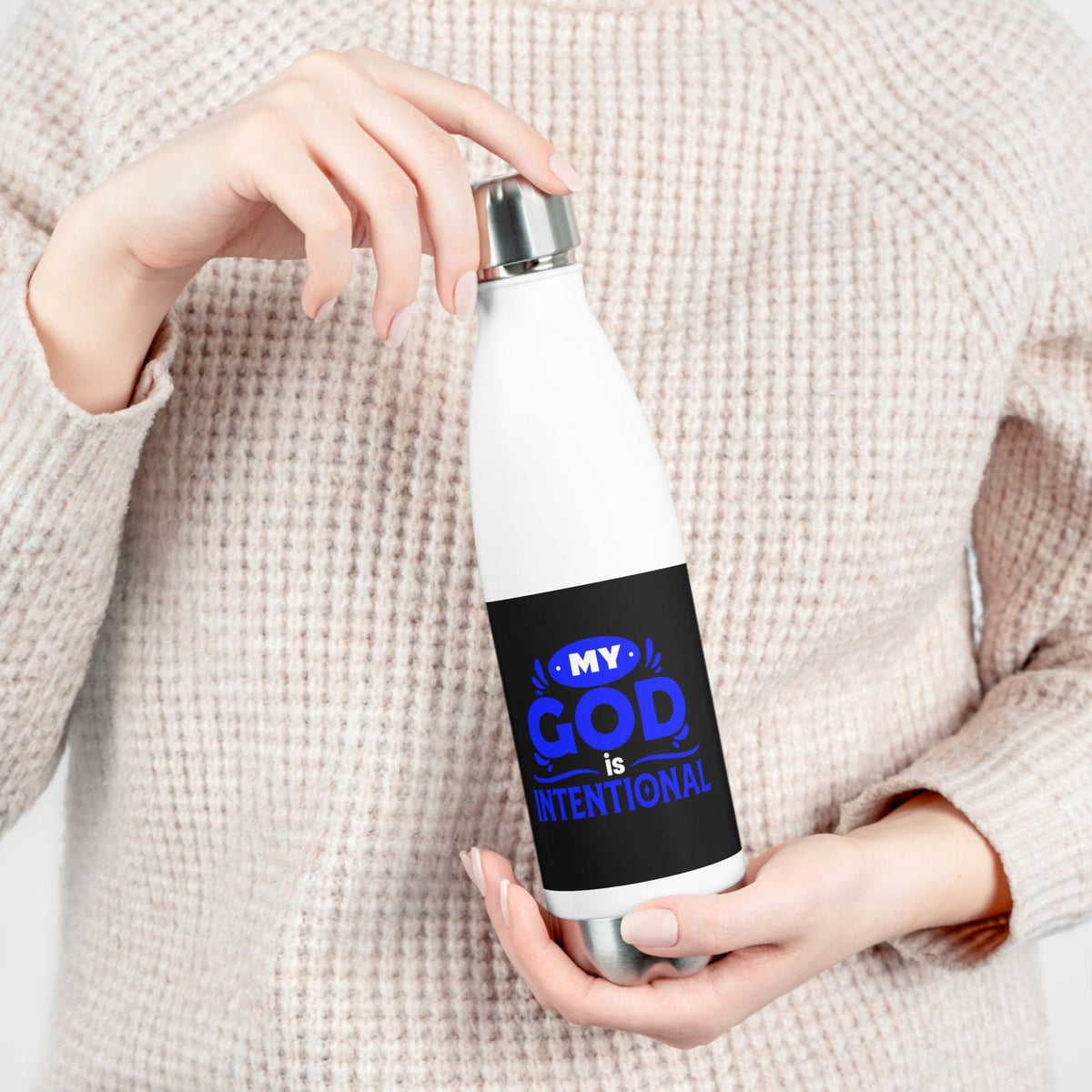 My God Is Intentional Insulated Bottle - ClaimedbyGodDesigns