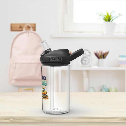 My God Is So Big Christian Kids Water Bottle - ClaimedbyGodDesigns