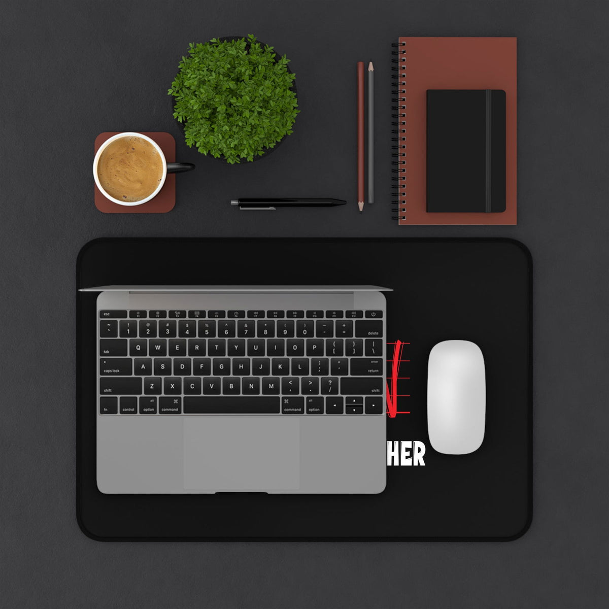 Not Today Satan Not Tomorrow Either Christian Computer Keyboard Mouse Desk Mat - ClaimedbyGodDesigns