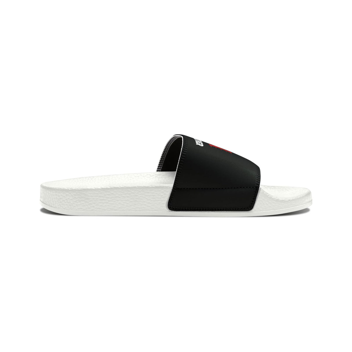 Not Today Satan Not Tomorrow Either Youth PU Christian Slide Sandals - ClaimedbyGodDesigns