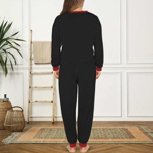 Nothing Sweeter Than Jesus Christian Women's Leg Binding Pocket Long Pajama Set - ClaimedbyGodDesigns