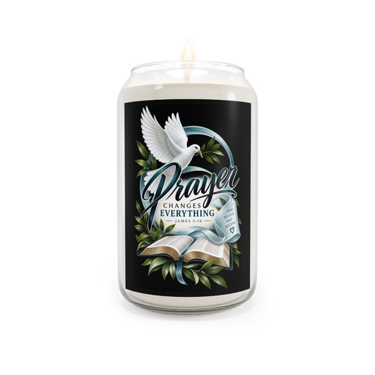 Prayer Changes Everything Scented Soy Candle - Claimed by God Designs