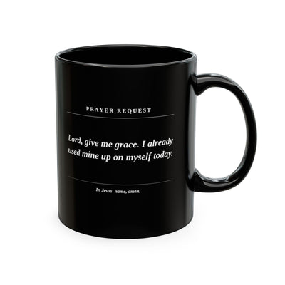 Prayer Request Mug — Inspirational Christian Coffee Cup with Daily Prayers - ClaimedbyGodDesigns