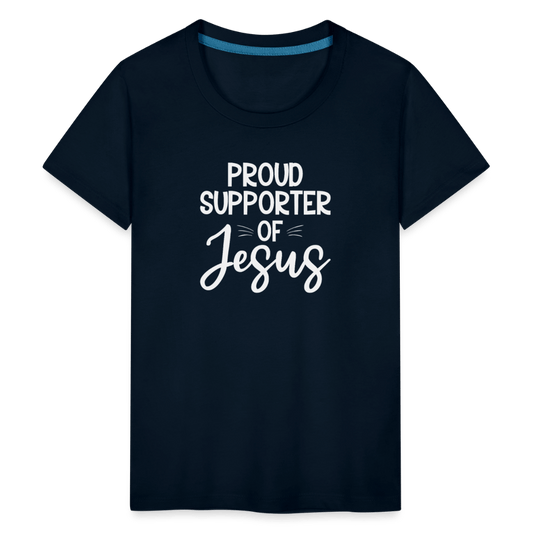 Proud Supporter Youth Christian Premium T-Shirt - ClaimedbyGodDesigns