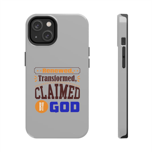 Renewed, Transformed, Claimed By God Tough Phone Cases, Case-Mate - ClaimedbyGodDesigns