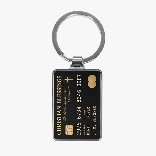 Christian Blessings Keychain — “The Lord Is My Provider” Stainless Steel Faith Accessory - ClaimedbyGodDesigns