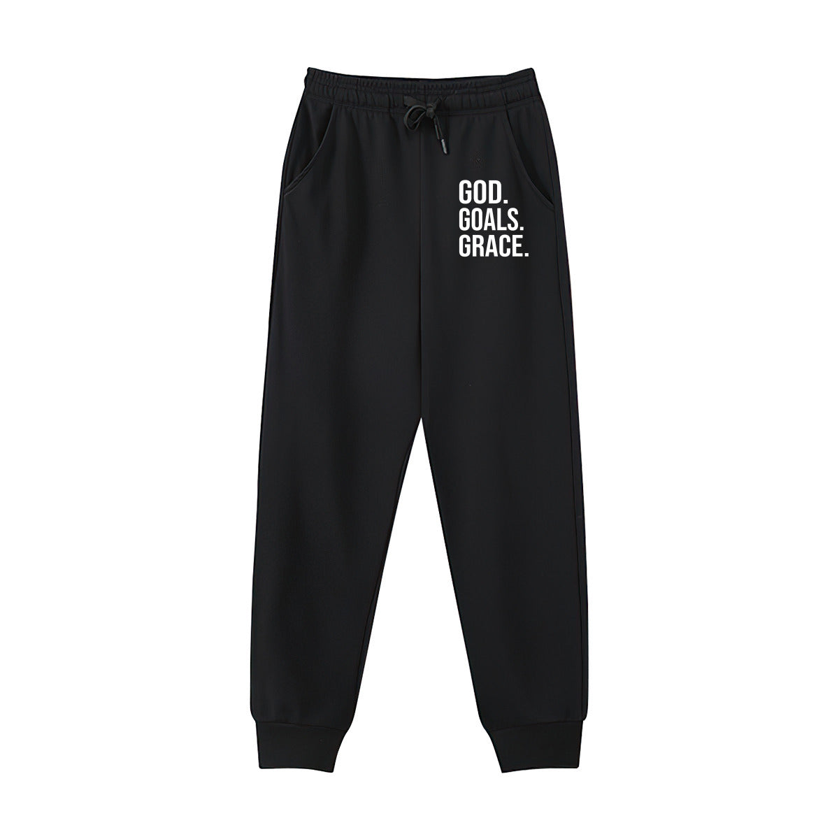 Goals Grace Men's Christian Sweatpants - ClaimedbyGodDesigns