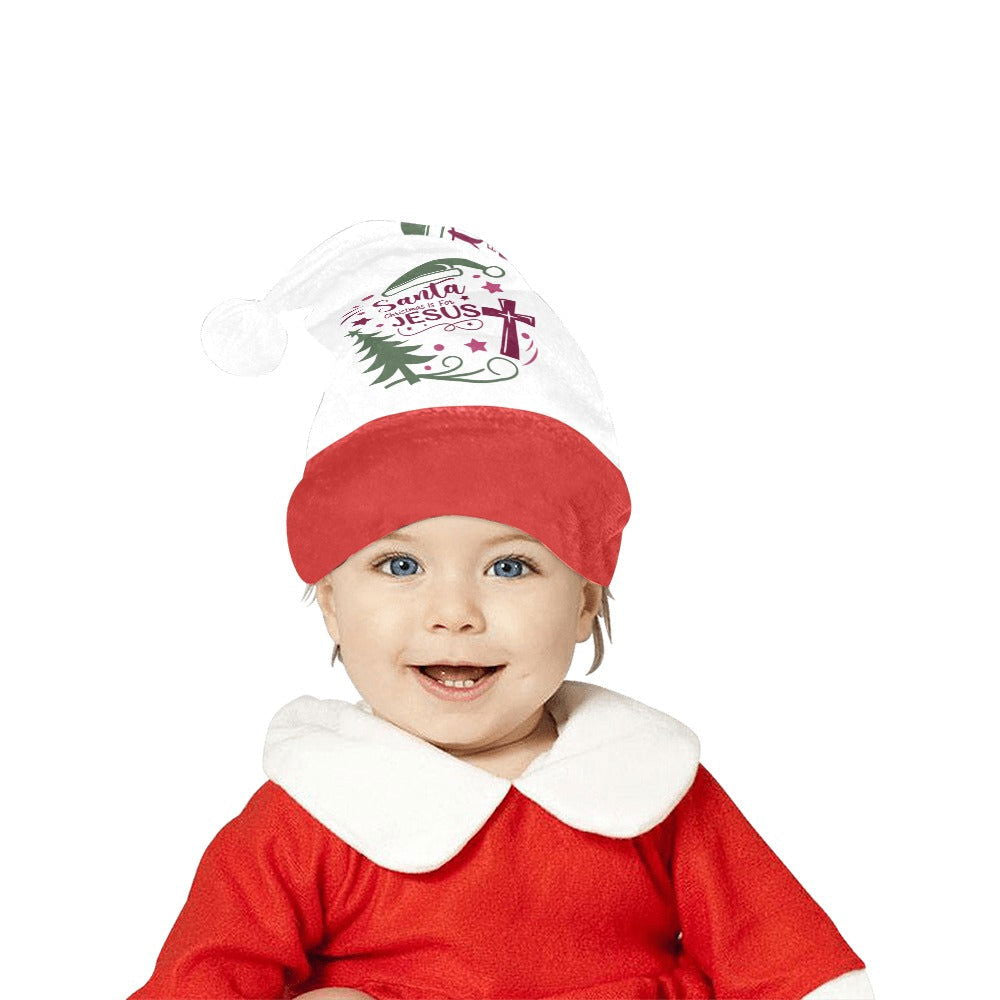 Santa Christmas Is For Him Christian Santa Hat - ClaimedbyGodDesigns