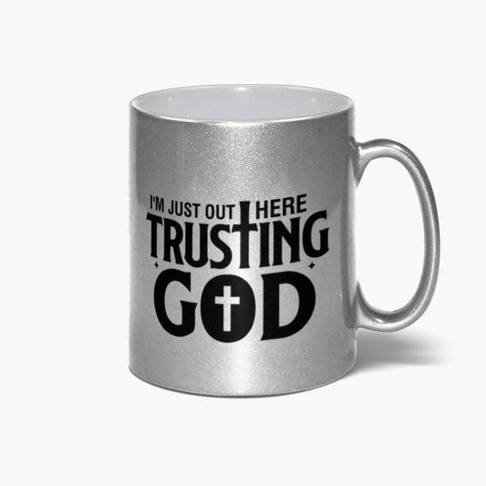 I'm Trusting Him Christian Metallic Mug - ClaimedbyGodDesigns
