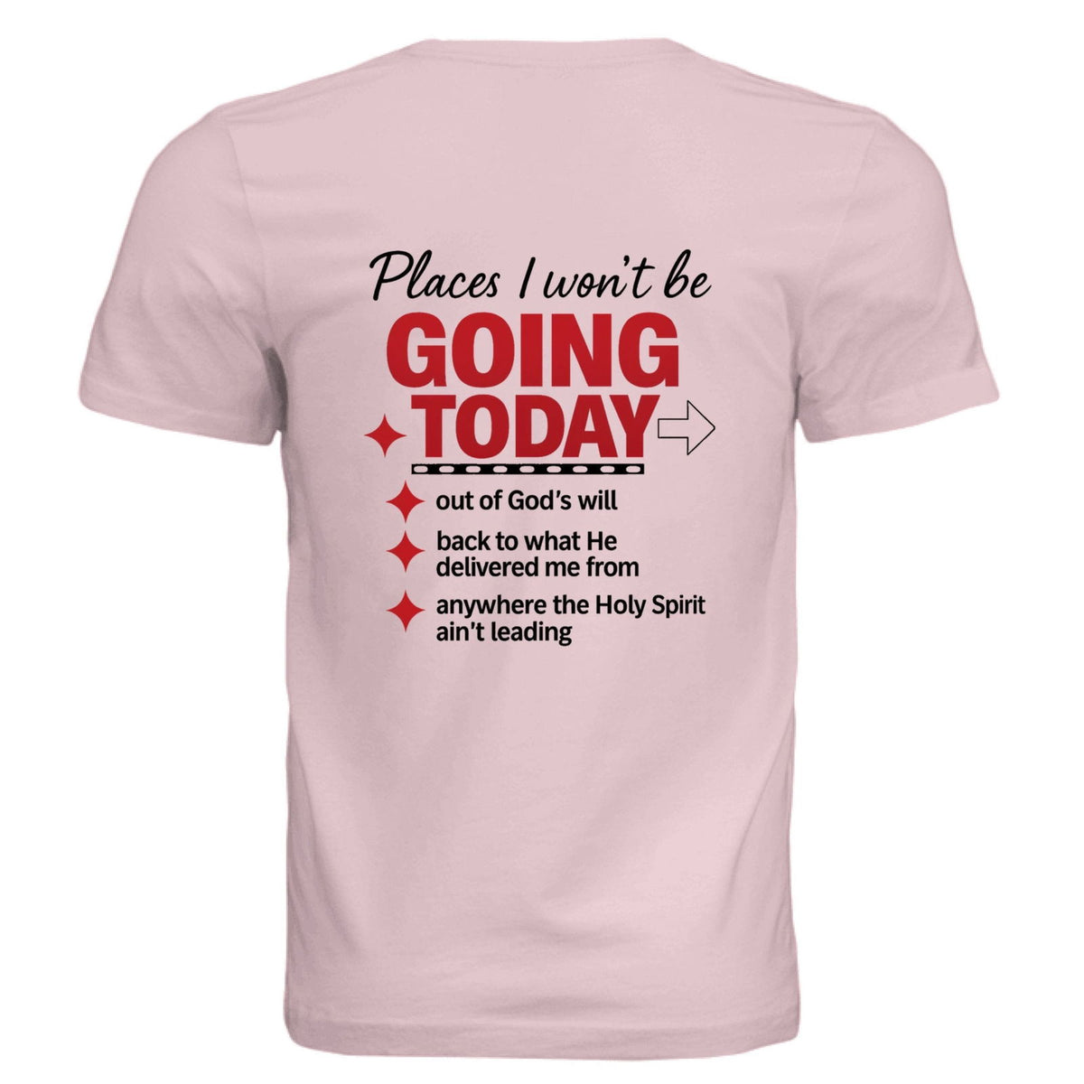 Staying in His Lane Today Faith Boundaries Funny Unisex Christian T-shirt - ClaimedbyGodDesigns