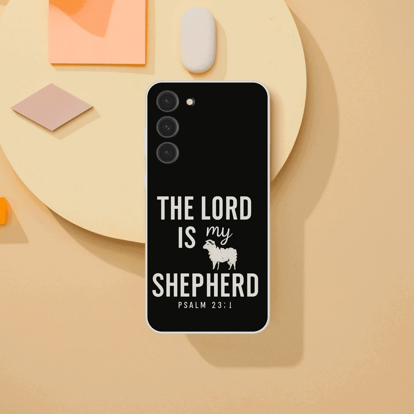 The Lord Is My Shepherd Christian Flexi Phonecase For Samsung - ClaimedbyGodDesigns