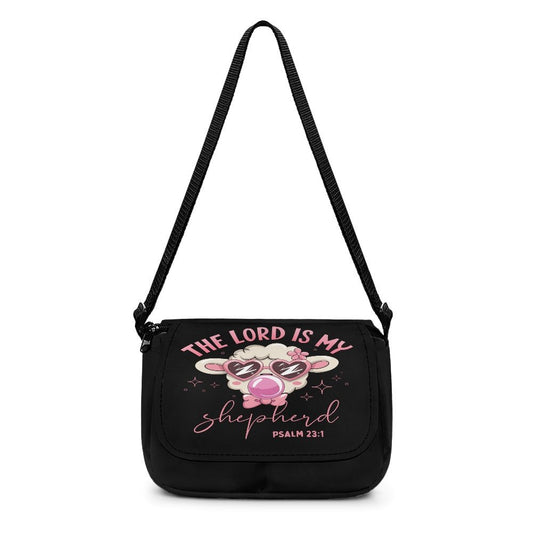 The Lord Is My Shepherd Christian Kids Flap Crossbody Bag - ClaimedbyGodDesigns