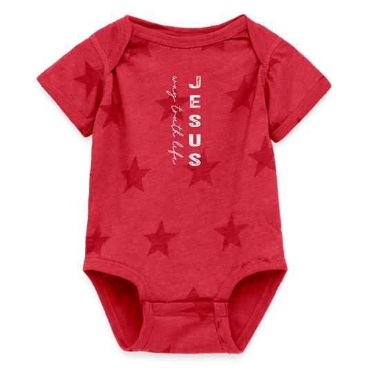 The Way The Truth The Life Christian Baby Onesie - ClaimedbyGodDesigns