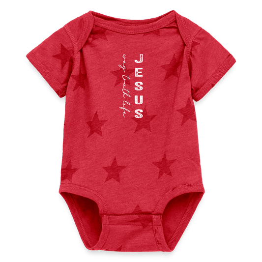 The Way The Truth The Life Christian Baby Jumpsuit - ClaimedbyGodDesigns