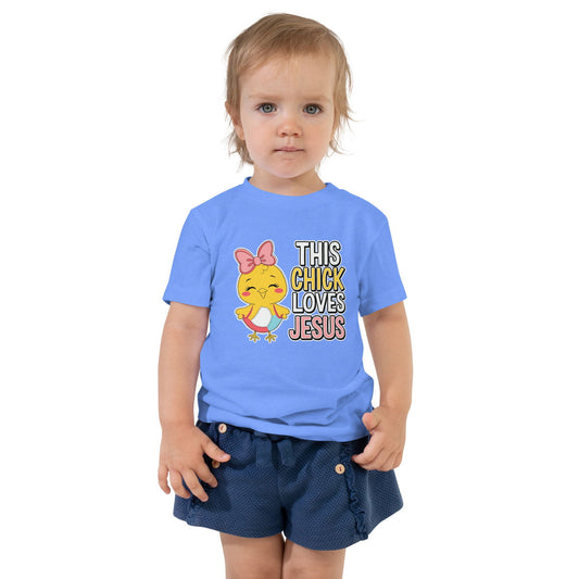 This Chick Loves Christian Toddler Short Sleeve T-shirt - ClaimedbyGodDesigns