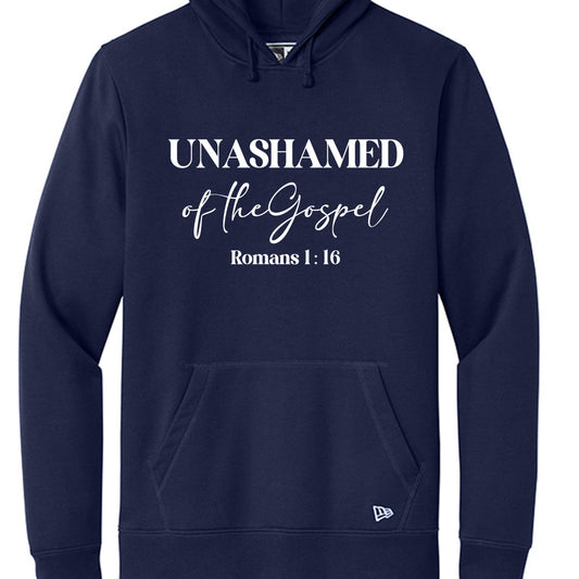 Unashamed Of The Gospel. Live Like Jesus Is Coming Tomorrow Unisex Christian Pullover Hooded Sweatshirt - ClaimedbyGodDesigns