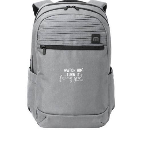 Watch Him Turn It For My Good Christian Backpack - ClaimedbyGodDesigns