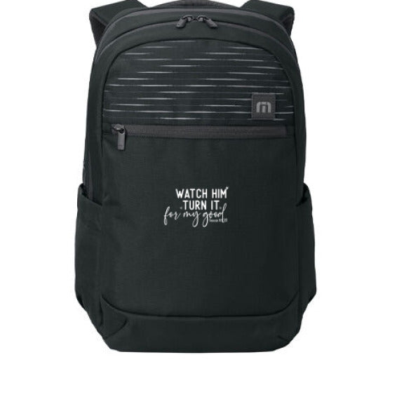 Watch Him Turn It For My Good Christian Backpack - ClaimedbyGodDesigns