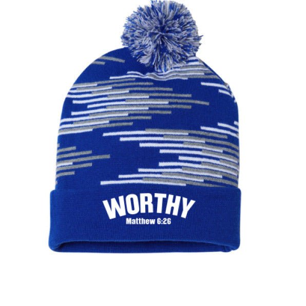 Worthy Adult Christian Beanie - ClaimedbyGodDesigns