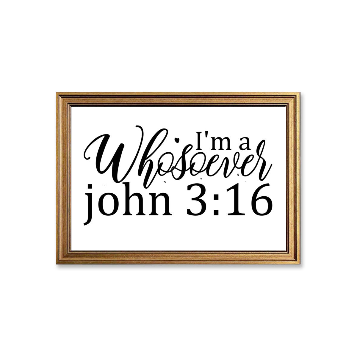 I'm a Whosoever Christian Canvas