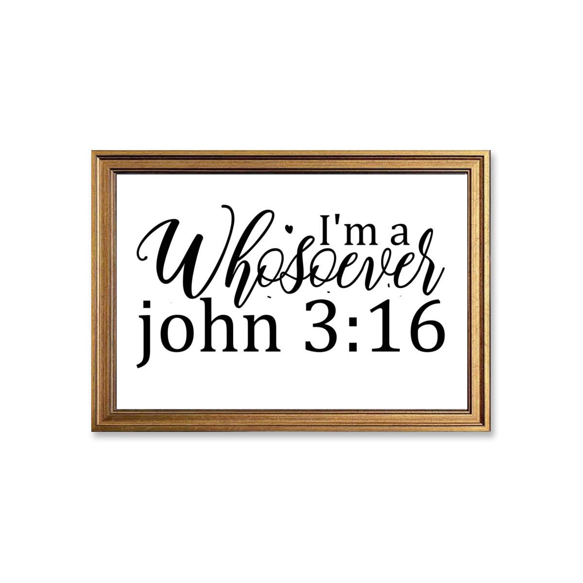 I'm a Whosoever Christian Canvas - ClaimedbyGodDesigns