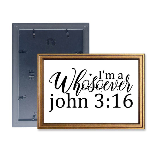 I'm a Whosoever Christian Canvas - ClaimedbyGodDesigns
