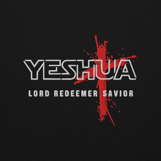 Yeshua Unisex Christian Embroidered Hooded Sweatshirt - ClaimedbyGodDesigns