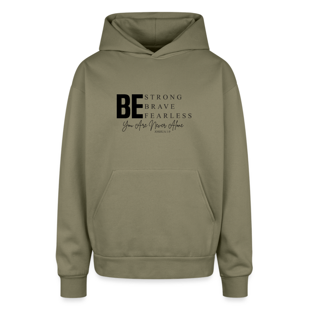 You Are Never Alone Unisex Christian Oversized Hooded Sweatshirt - ClaimedbyGodDesigns
