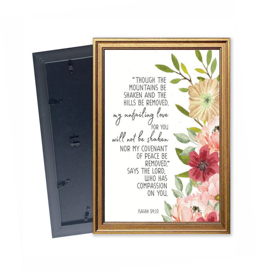 Unfailing Love Christian Canvas (framed) - ClaimedbyGodDesigns