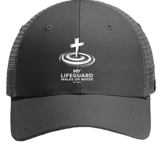 My lifeguard Walks On Water Adult Christian Hat - ClaimedbyGodDesigns