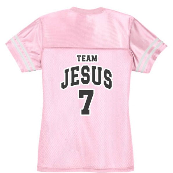 Team Him Women's Christian Jersey - ClaimedbyGodDesigns