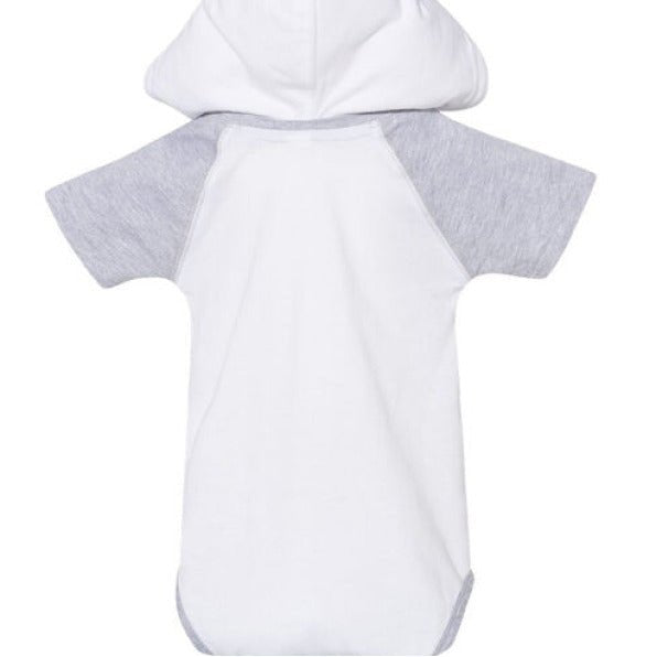 Holy Is Not Boring Baby Christian Jumpsuit with hood & ears - ClaimedbyGodDesigns