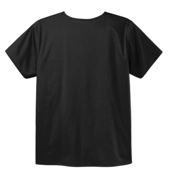 More Of Him Unisex Christian Scrub Top – Comfortable, Functional, and Professional Workwear - ClaimedbyGodDesigns