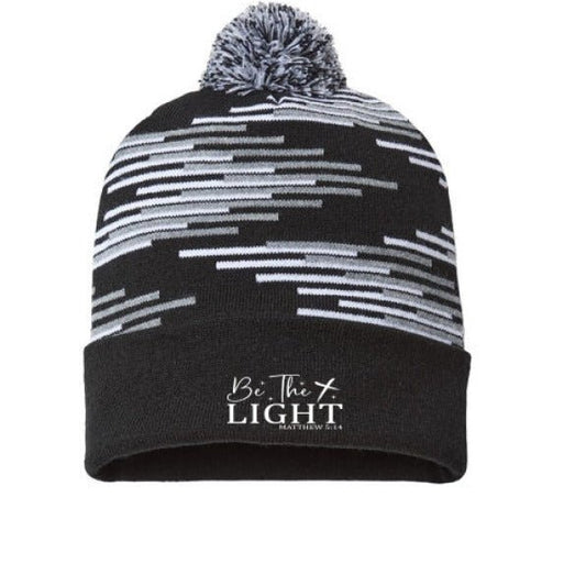 Be The Light Adult Christian Beanie - ClaimedbyGodDesigns