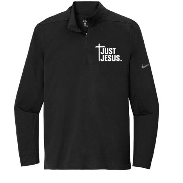 Just Him Men's Christian Half - zip Jacket - ClaimedbyGodDesigns