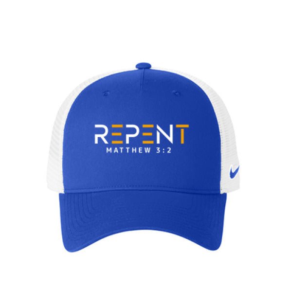 Repent Adult Christian Mesh Hat - ClaimedbyGodDesigns